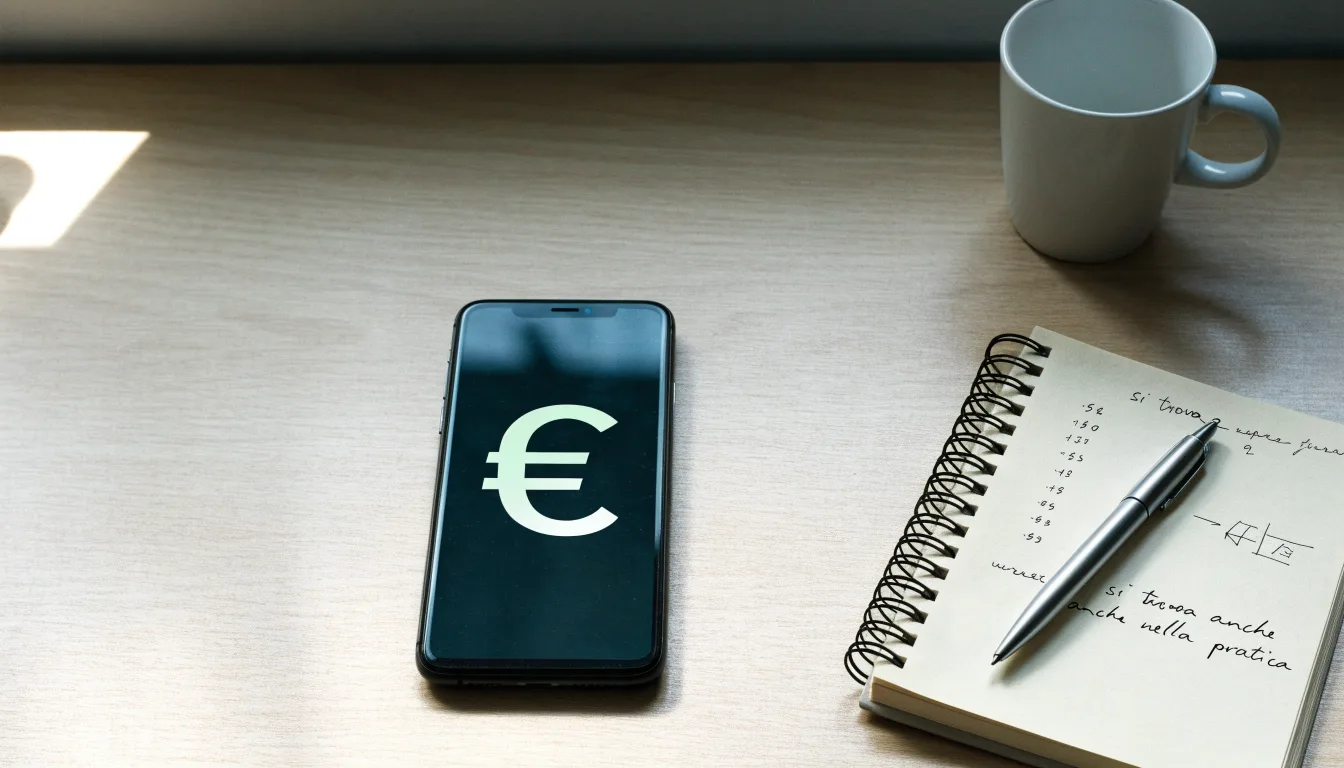Un documento di identità appoggiato accanto a uno smartphone con un timer sullo schermo, su un tavolo da cucina